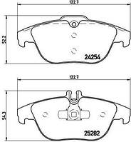 Тормозные колодки дисковые MERCEDES-BENZ C-CLASS (W204) 2007-2016 г.