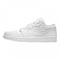 Urbanshop com ua Кросівки Jordan 1 Retro Low Triple White Tumbled Leather 553558-130 (Оригінал) РОЗМІРИ