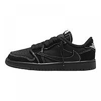 Urbanshop com ua Дитячі Кросівки Jordan 1 Retro Low OG SP Travis Scott Black Phantom (PS) DO5442-001