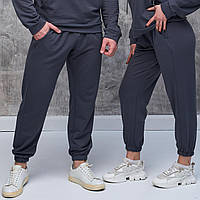 Спортивные легкие штаны LUN-TAC серые,модные брюки демисезонные с карманами женские и мужские унисекс графит