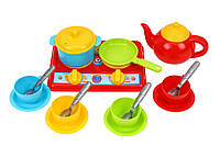 Детский игровой набор 20в1 Кухня Technok Toys Галинка-5 с плитой