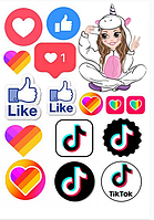 Вафельна картинка Тік Ток 8171