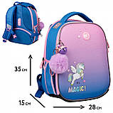 Рюкзак каркасний ортопедичний YES H-100 It's Magic 35х28х15 см, 15 л (559542), фото 3