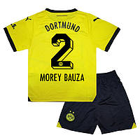 Детская футбольная форма MOREY BAUZA 2 Боруссия Дортмунд 2023-2024 Puma Home 145-155 см (set3408_117865)