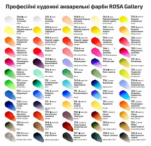 Акварель Білила цинкові, 2,5мл, ROSA Gallery, фото 2