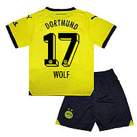 Детская футбольная форма WOLF 17 Боруссия Дортмунд 2023-2024 Puma Home 145-155 см (set3408_117843)