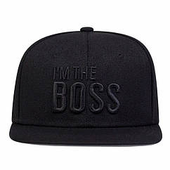 Кепка Снепбек I`m Boss (Я Бос) з прямим козирком 2, Унісекс WUKE One size