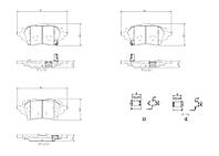 Тормозные колодки дисковые TOYOTA C-HR (_X1_) 2016- г.