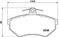 Тормозные колодки дисковые GEELY CK / CHERY COWIN 1983-2011 г.