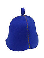 Банная шапка Luxyart искусственный фетр синий (LС-414) sh