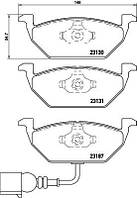 Тормозные колодки дисковые VW GOLF (1K1) / AUDI A2 (8Z0) 1995-2019 г.