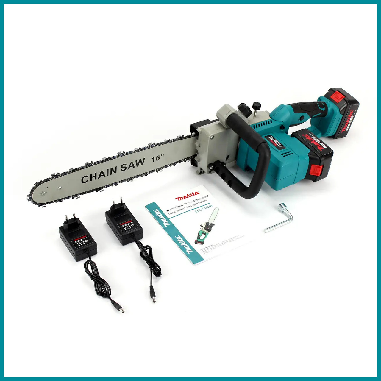 Акумуляторна ланцюгова пилка Makita 355HN (36V, 6Ah). АКБ пила Макіта bs