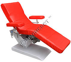 Крісло донорське для забору крові сорбційне ВР-1Е з електроприводом медичне кріслоо