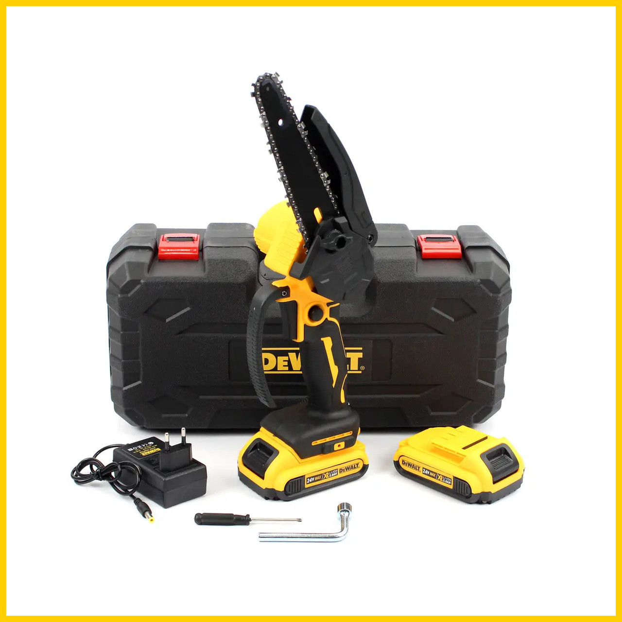 Акумуляторна міні пила DeWalt DCM155N (24V, 5AH) АКБ Гілкоріз девольт bs