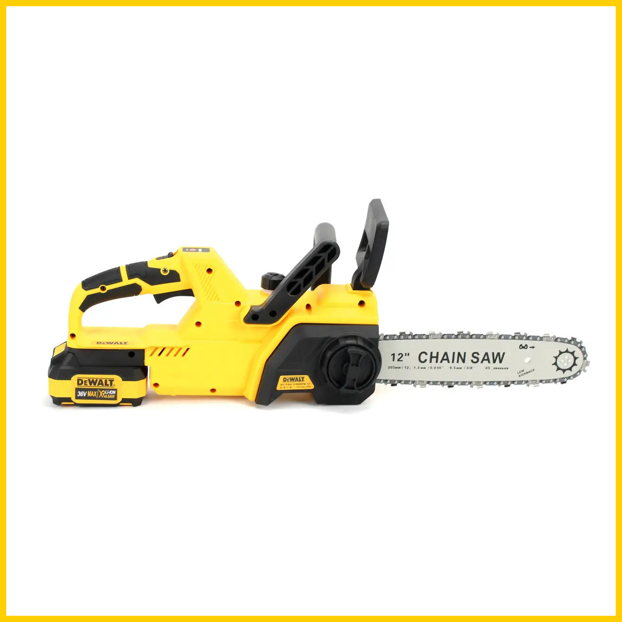 Акумуляторна ланцюгова пилка DeWalt DCM565N (36V, 6Ah), АКБ пила Деволт bs