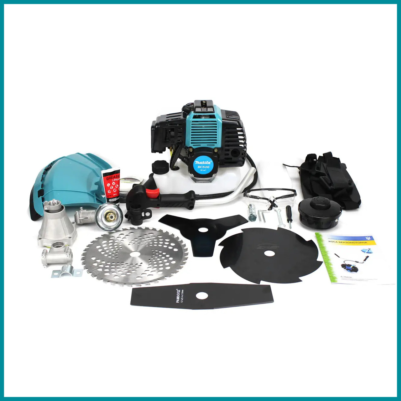 Мотокоса Makita BC 526 (4.6 кВт, 2-х тактний) VIP комплектація. Бензокоса Макіта bs