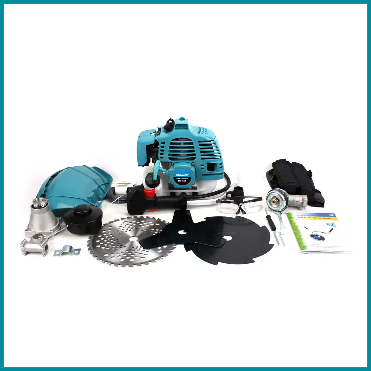 Мотокоса Makita BC 626 (5.2 кВт, 2-х тактний) Стандарт комплектація. Бензокоса Макіта bs