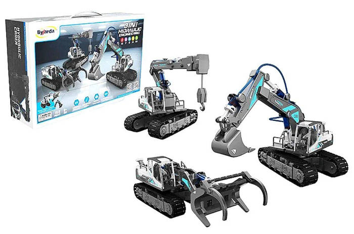 Детский гидравлический конструктор строительная техника гидравлический ...