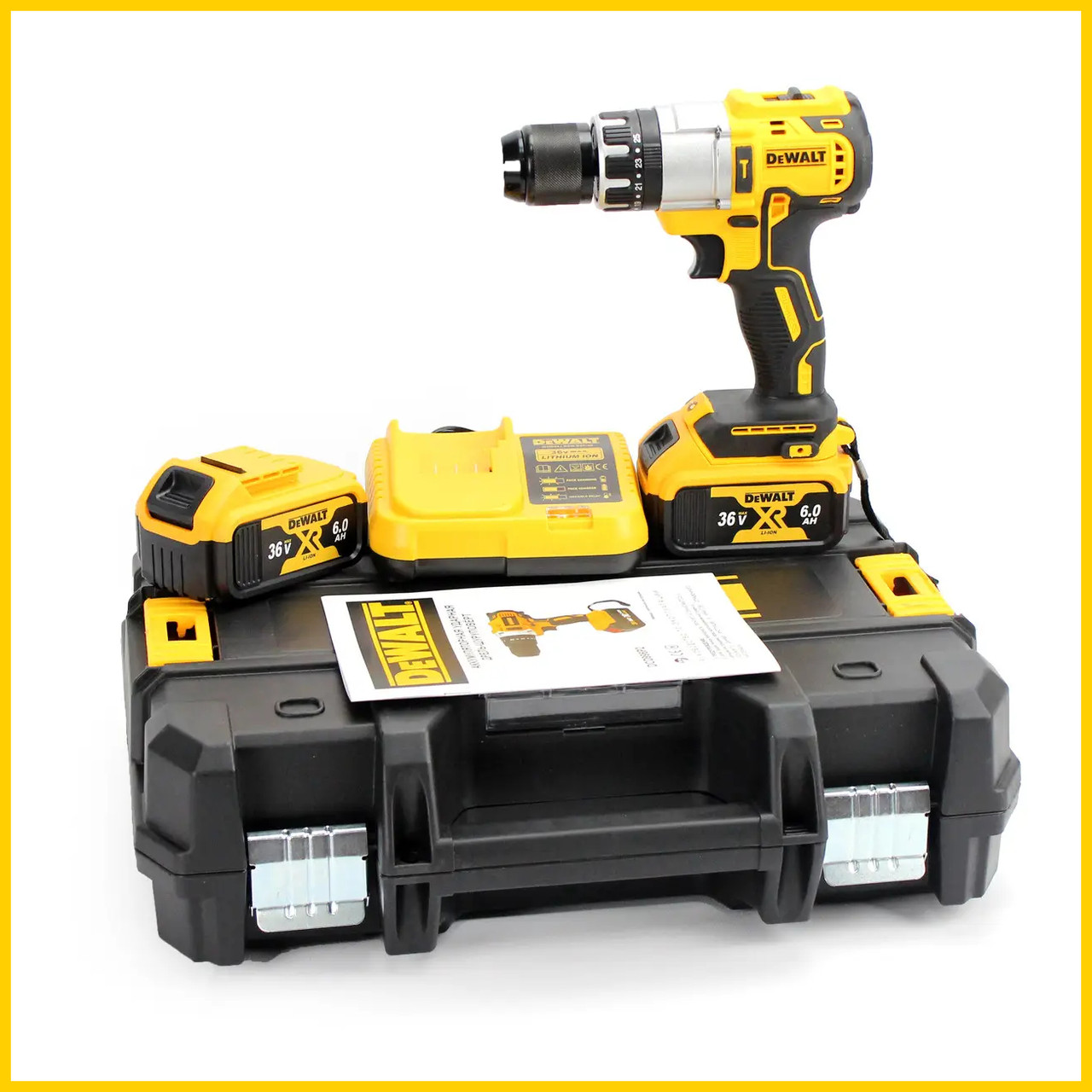 Ударний шуруповерт DeWALT DCD996P2 (36V, 6AH) Акумуляторний дриль-шупуповерт з ударом Деволт bs