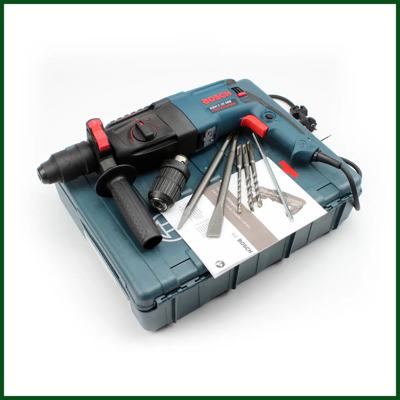 Перфоратор BOSCH GBH 2-26 DRE (800 Вт, 2.7 Дж) Професійний перфоратор Бош bs