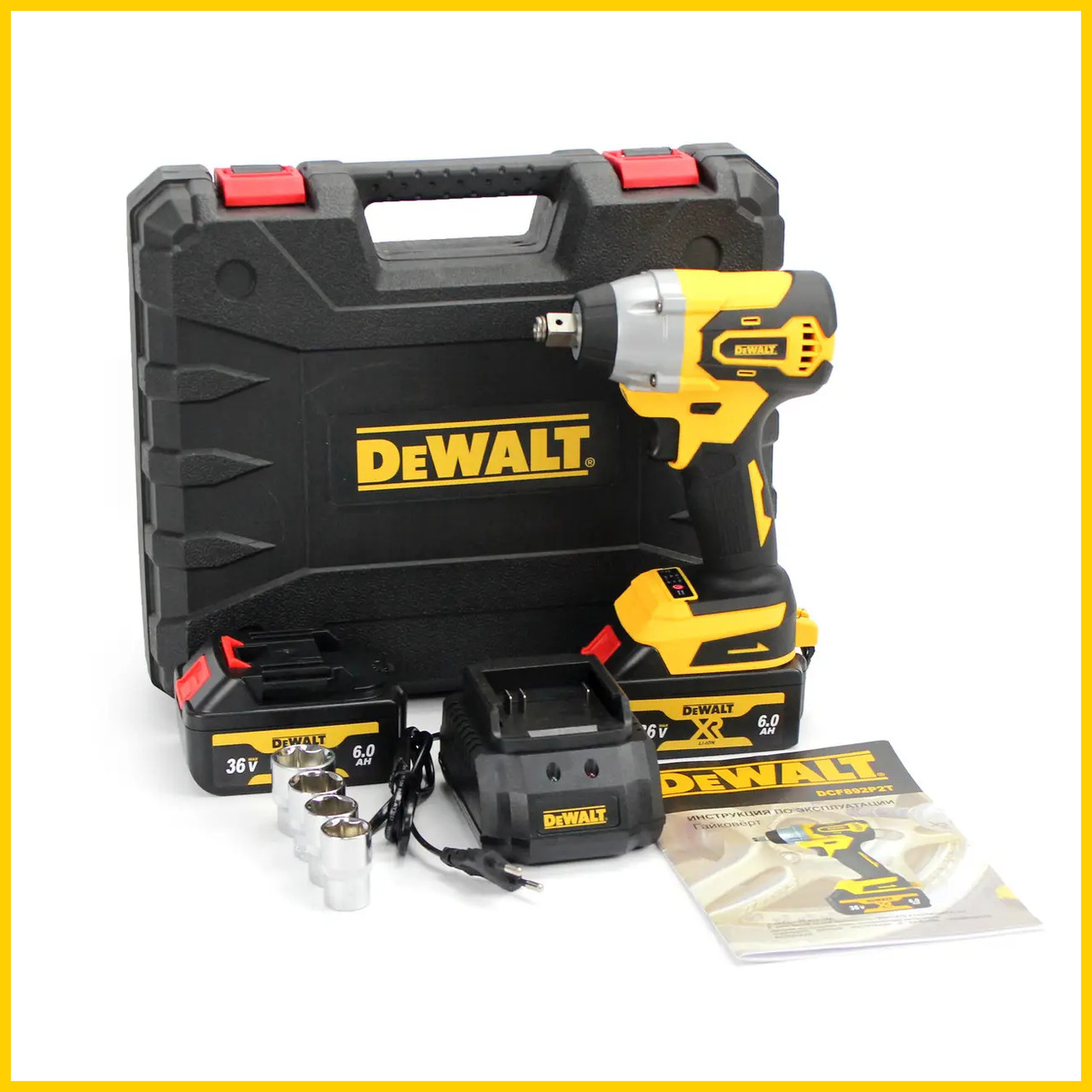 Акумуляторний гайковерт DeWalt DCF892P2T (36V, 6AH) з регулятором. АКБ гвинтоверт Девольт bs