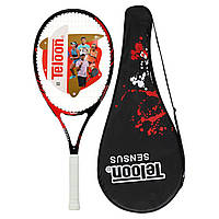 Ракетка для большого тенниса Teloon Tennis Sensus-1 с чехлом Black-Red