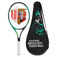 Ракетка для большого тенниса Teloon Tennis Sensus-1 с чехлом Black-Green