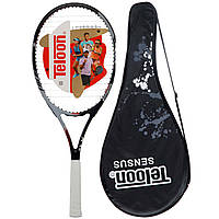 Ракетка для большого тенниса Teloon Tennis Sensus-1 с чехлом Black-Grey