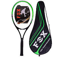 Ракетка для большого тенниса Fox Tennis 0854 с чехлом Black-Green
