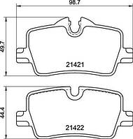 Тормозные колодки дисковые BMW 4 (G26) / BMW 3 (G21, G81) 2018- г.