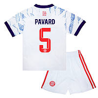 Детская футбольная форма PAVARD 5 Бавария Мюнхен 2021-2022 Adidas резервная 115-125 см (set3194_108192)