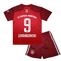 Детская футбольная форма LEWANDOWSKI 9 Бавария Мюнхен 2021-2022 Adidas Home 115-125 см (set3202_108633)