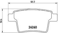 Тормозные колодки дисковые GEELY GX7 / EMGRAND EC8 2000-2009 г.