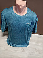 Мужская футболка батал ЕВС Турция 50-60 размеры синяя зеленая серая вишня