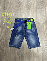 Джинсовые шорты на мальчика оптом, S&D, 4-12 рр DT-1481