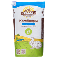 КОМБІКОРМ Молодняку кролів (до 150д) (25кг) (з трав'яною мукою) КРАМАР