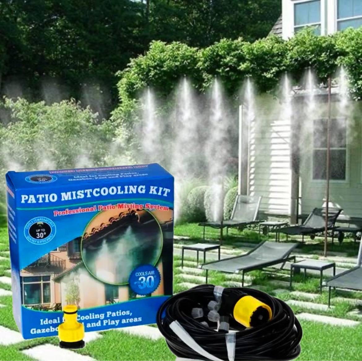 Садовий туманоутворювач для альтанок, теплиць Patio Mistcooling розпилювач із 10-метровою системою трубок