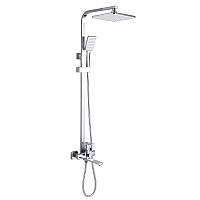 Душова система універсальна Lidz Dozorca 1030 на три споживачі (з виливом) (k35) LDDOZ1030CRM45407 Chrome