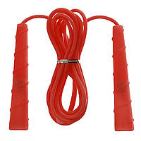 Скакалка с PVC жгутом Zelart 3513 длина 2,55 м Red