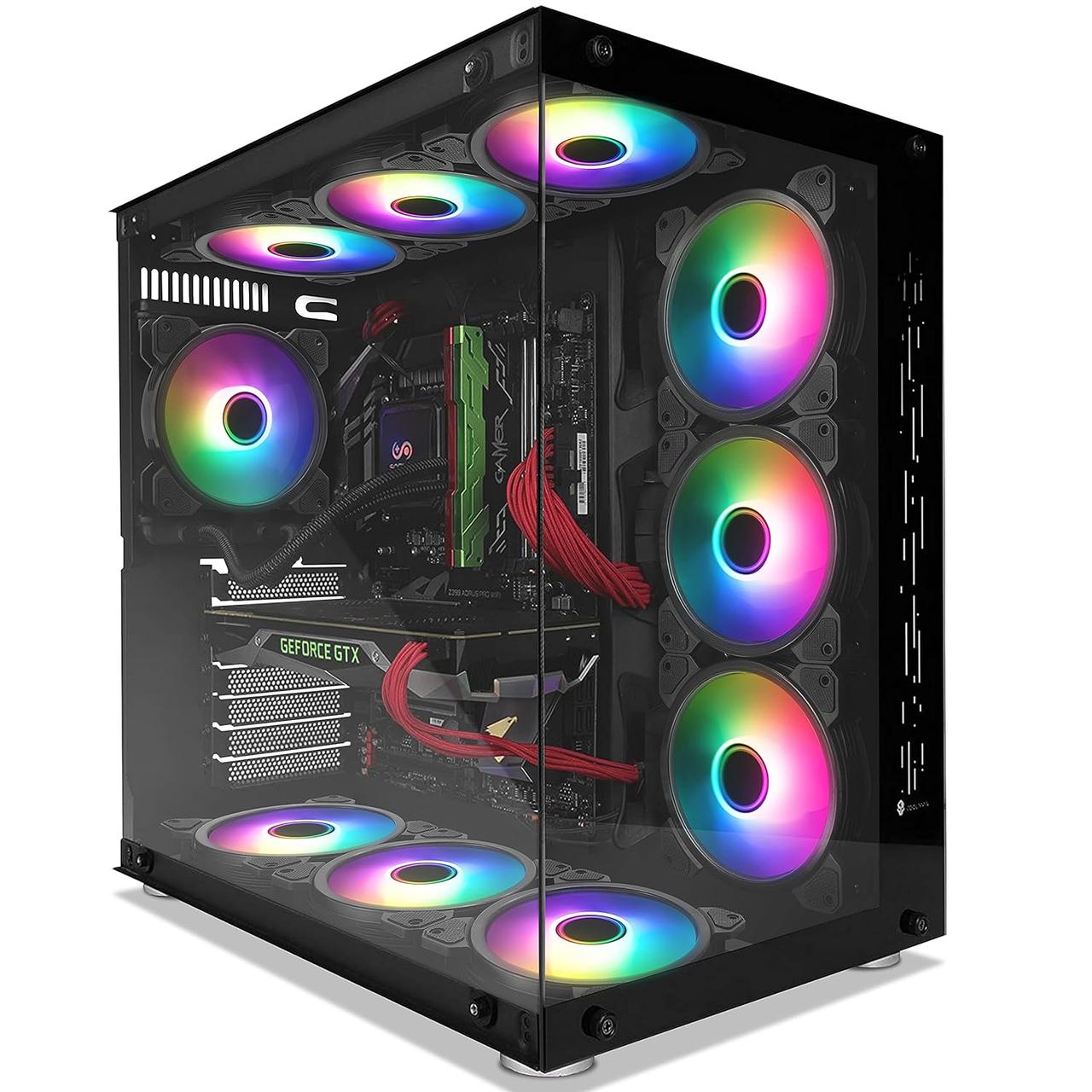 EZDIY-FAB 120-мм вентилятор для комп'ютерного корпусу, вентилятор Aura Sync материнської плати, потужний повітряний потік, регульо, фото 1