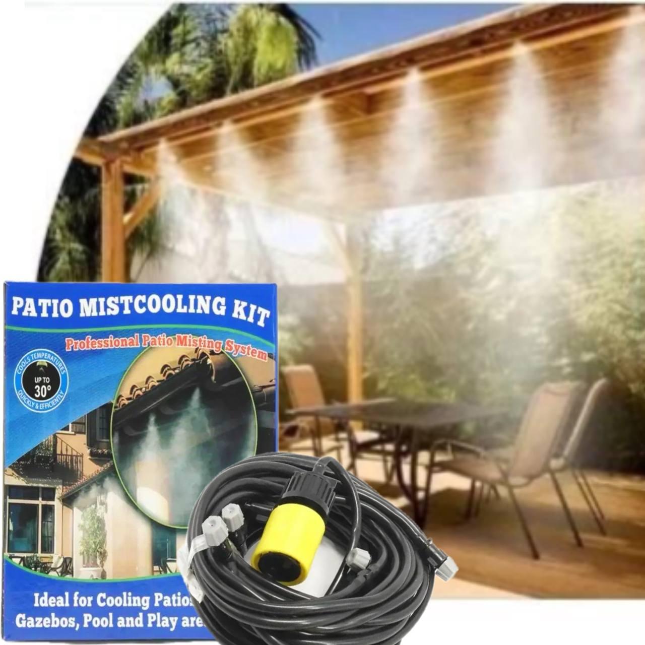 Садовий туманоутворювач для альтанок, теплиць Patio Mistcooling розпилювач із 10-метровою системою трубок
