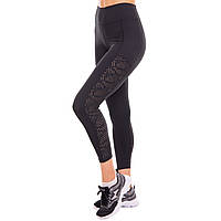 Спортивные леггинсы женские лосины женские Jason Fit LD-22 размер XL (48-50) Black