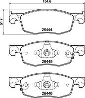 Тормозные колодки дисковые TOYOTA AYGO X (_B7_) 2020- г.