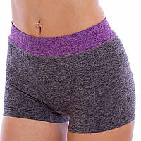 Шорты короткие спортивные женские Domino Fit 08260 размер M (44-46) Grey-Purple