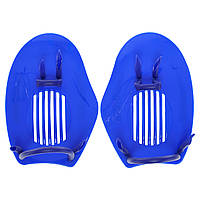 Лопатки для плавания гребные Zelart Swim Sport 6930 размер M Blue