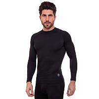 Спортивная компрессионная футболка мужская Zelart Fit 507 размер L (170-175 см) Black