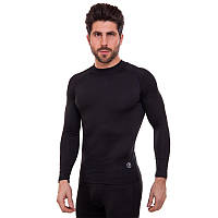 Спортивная компрессионная футболка мужская Zelart Fit 507 размер XL (175-180 см) Black