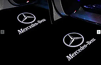 4шт oGoDeal Логотип підсвічування дверей автомобіля Mercedes