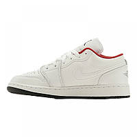 Urbanshop com ua Жіночі Кросівки Nike 1 'White Gym Red' - 'Mismatched Insoles' 553560-164 (Оригінал) РОЗМІРИ