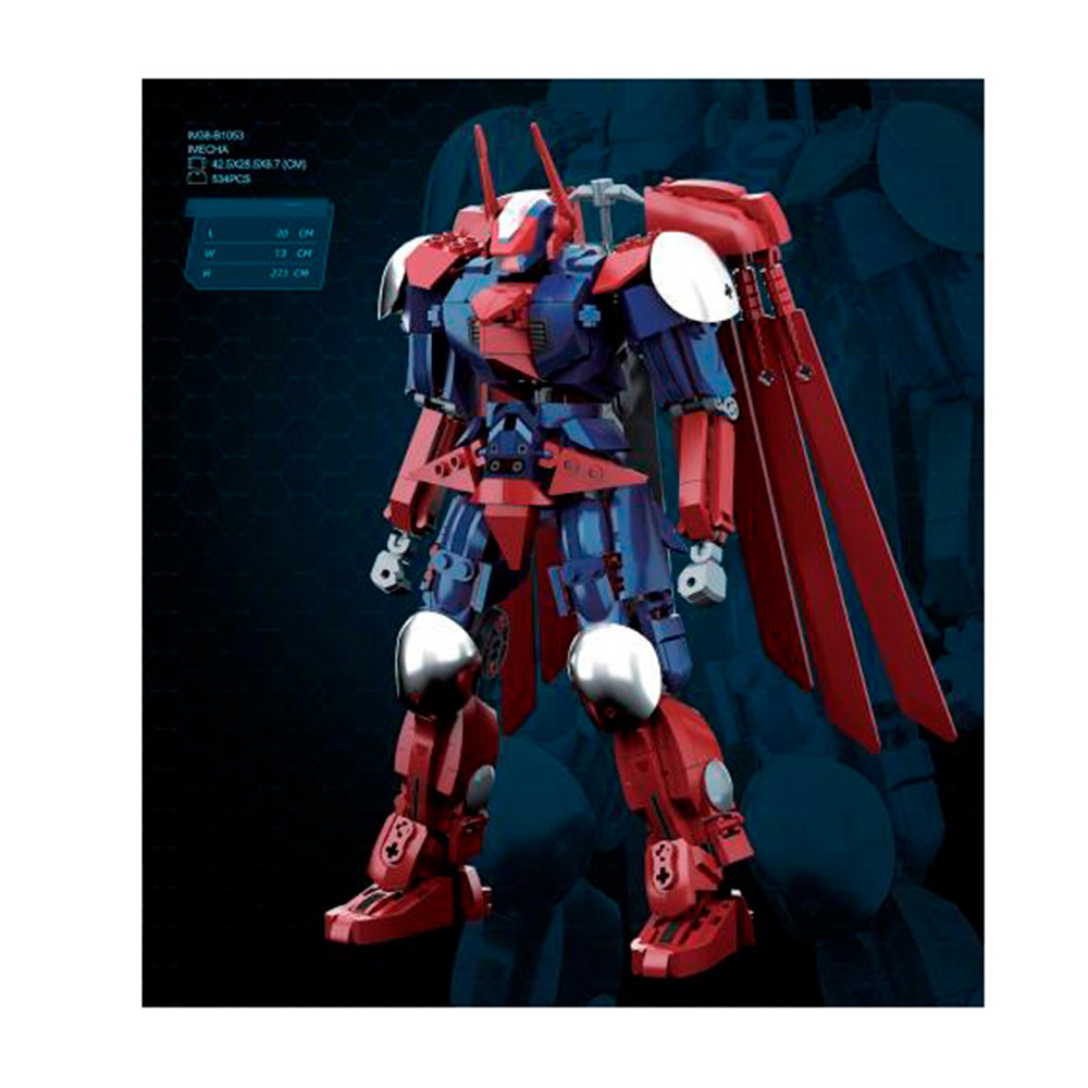 Конструктор SLUBAN M38-B1053 робот, 25,9 см, 538дет,, фото 1